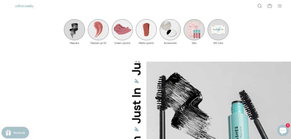 Velvet Vanity cosmetic