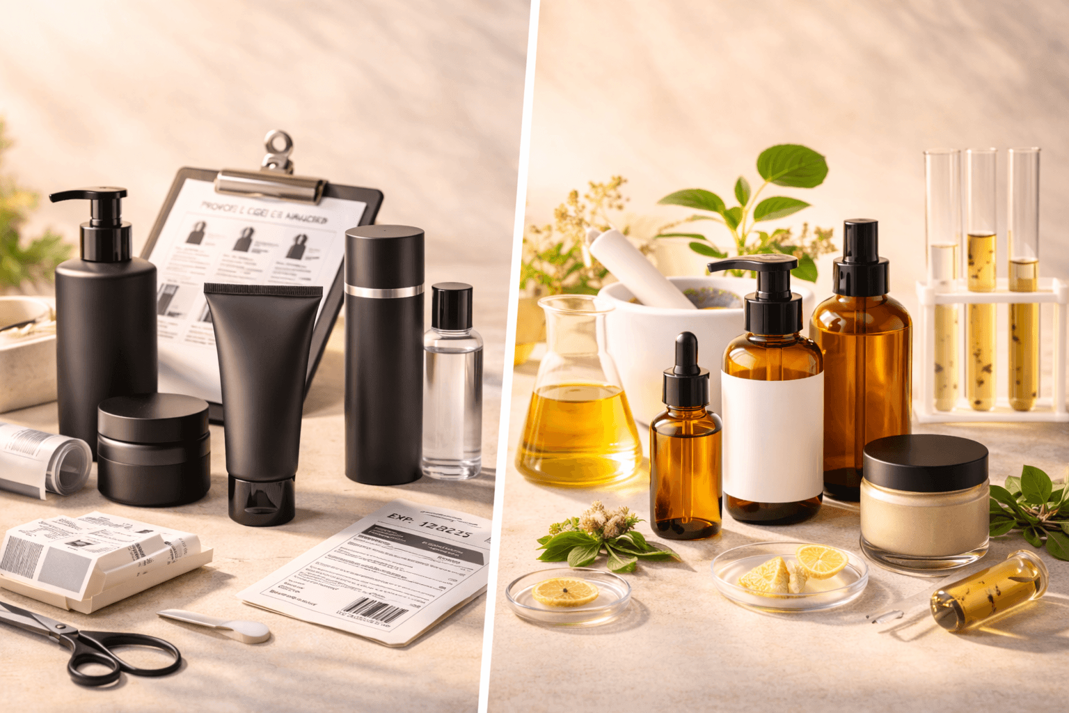 skincare packaging Private Label Skincare vs Custom Formulation